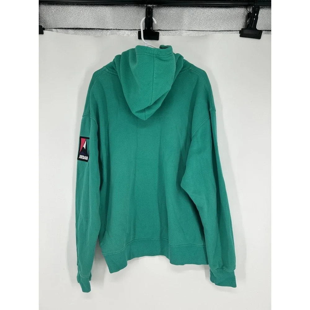Jordan‎ Winter Utility Fleece Hoodie Mens XL Green Graphic Sweatshirt CT3489-370